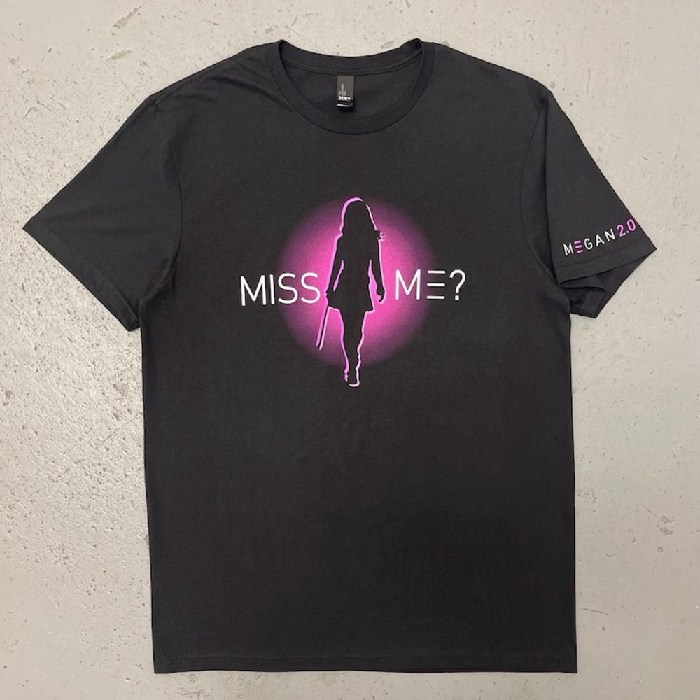 Modern 2025 M3GAN 2.0 Rare Horror Science Fiction Movie Promo T Shirt Large